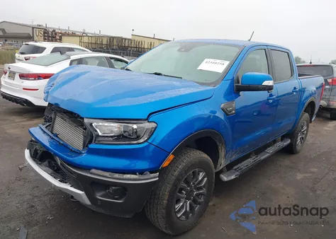 2021 Ford Ranger Lariat из США, поврежденный, VIN 1FTER4FH4MLE05749